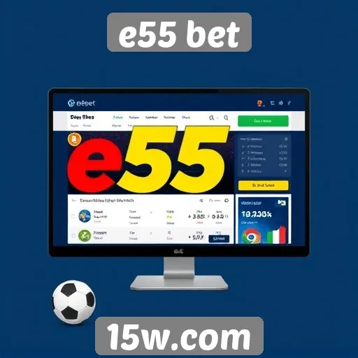 Interface e experiência do usuário no e55 bet